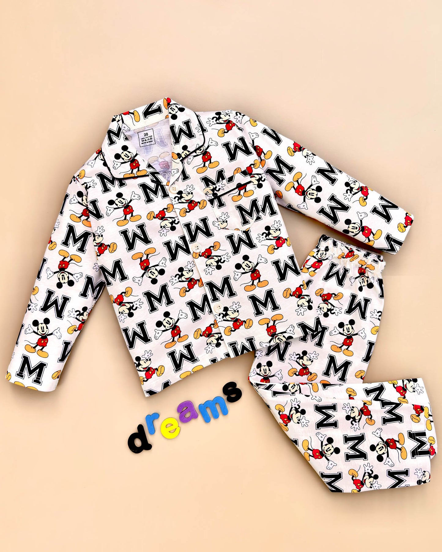 Micky Mouse & Friends Hosiery Printed Night Suit