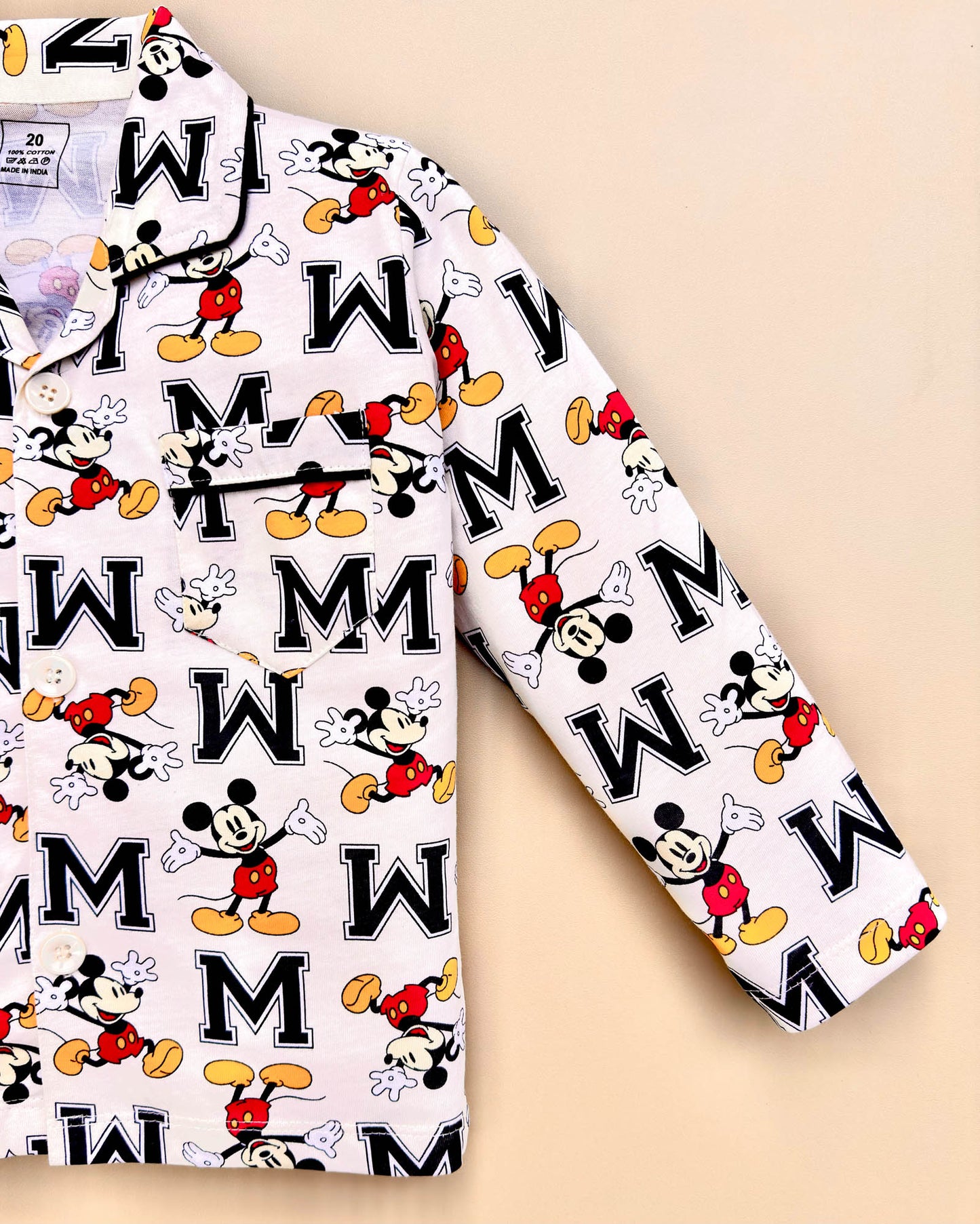 Micky Mouse & Friends Hosiery Printed Night Suit
