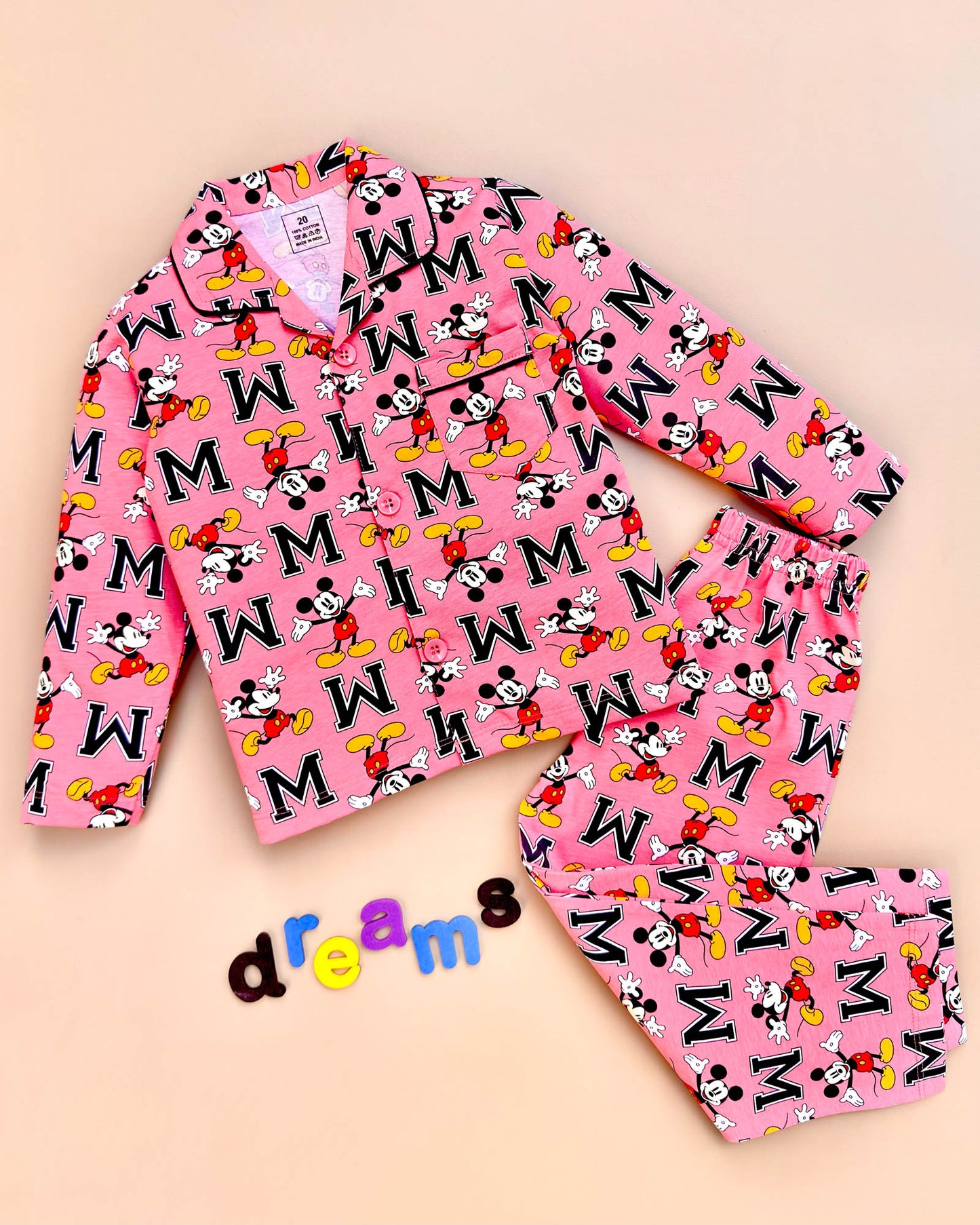 Micky Mouse & Friends Hosiery Printed Night Suit