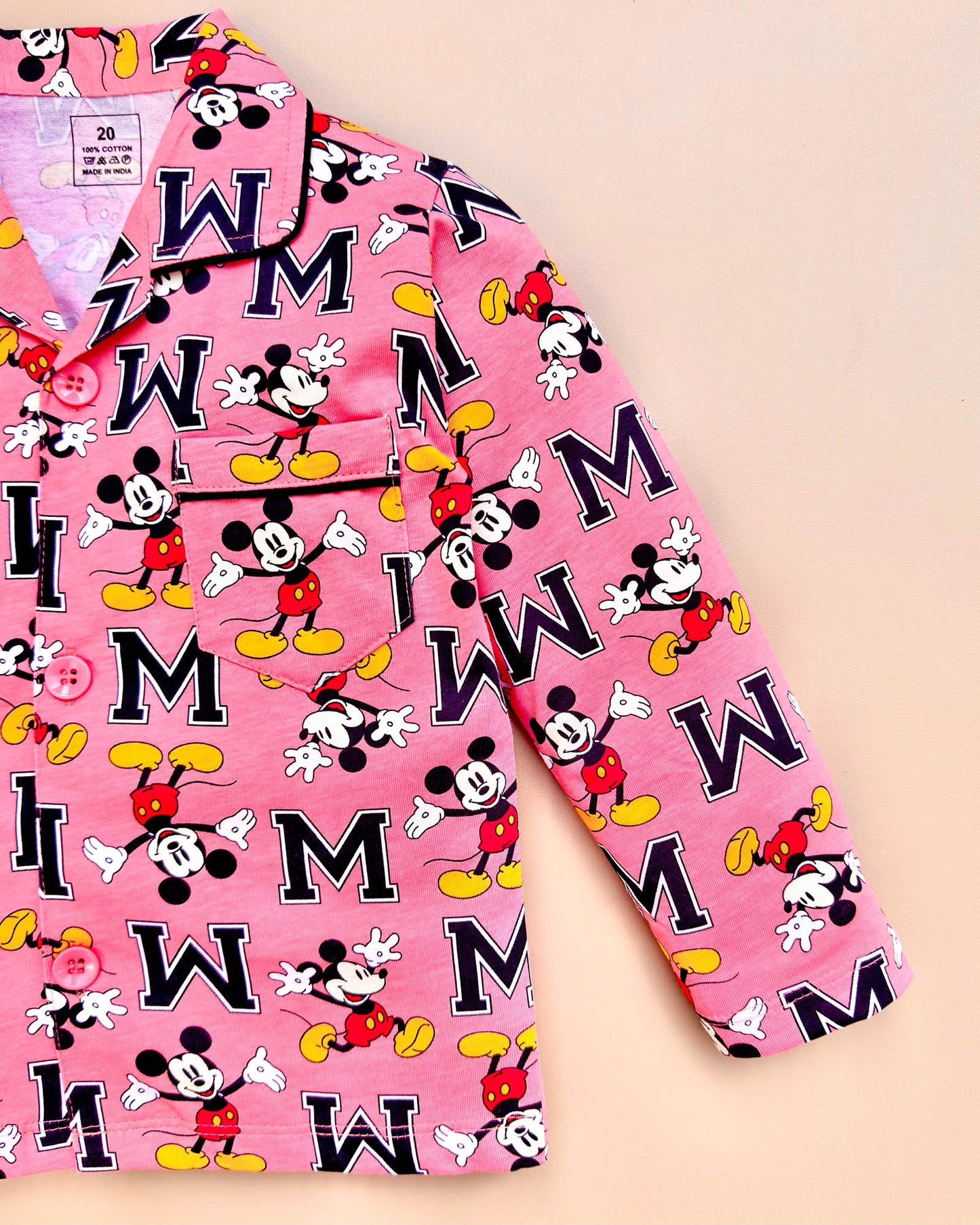 Micky Mouse & Friends Hosiery Printed Night Suit