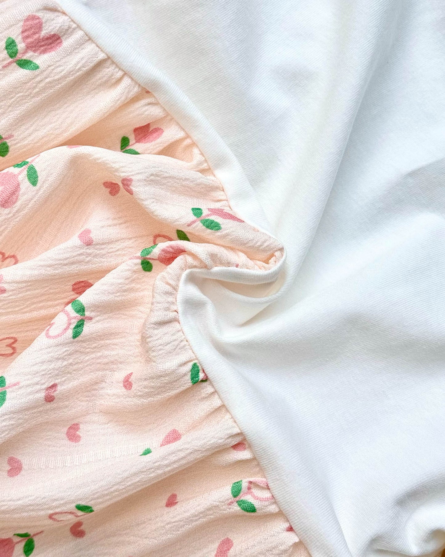 Floral Print Embroidered Casual Frock