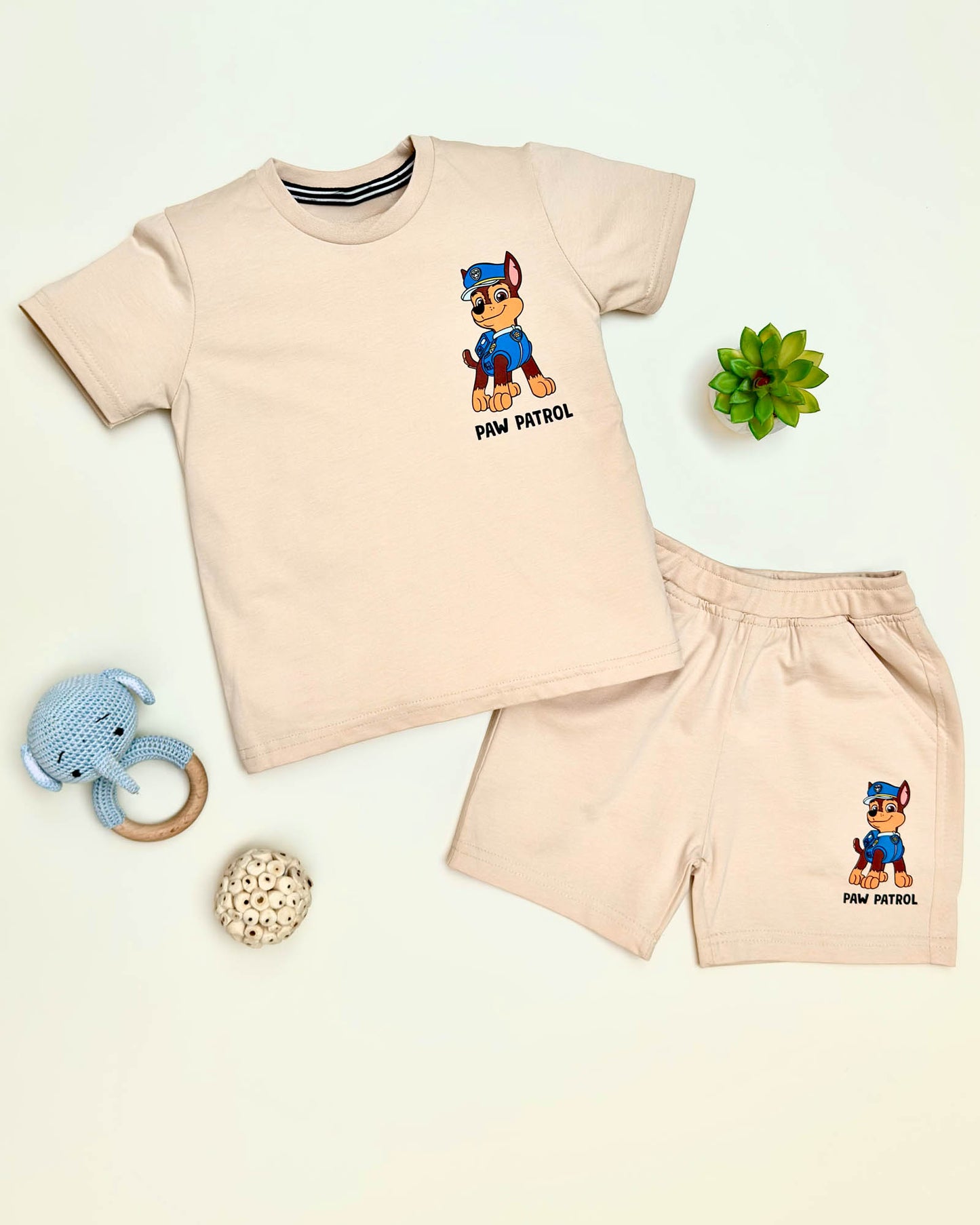 Paw Patrol Printed Shorts T-Shirt Co-Ord Set