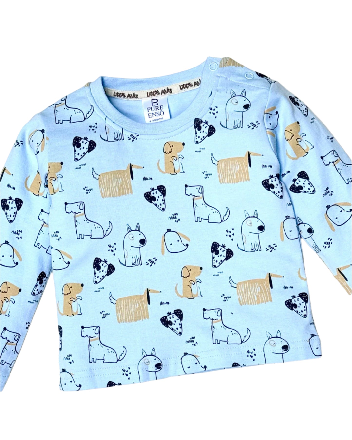 Printed T-Shirt With Denim Dungaree Romper & Applique Embroidery