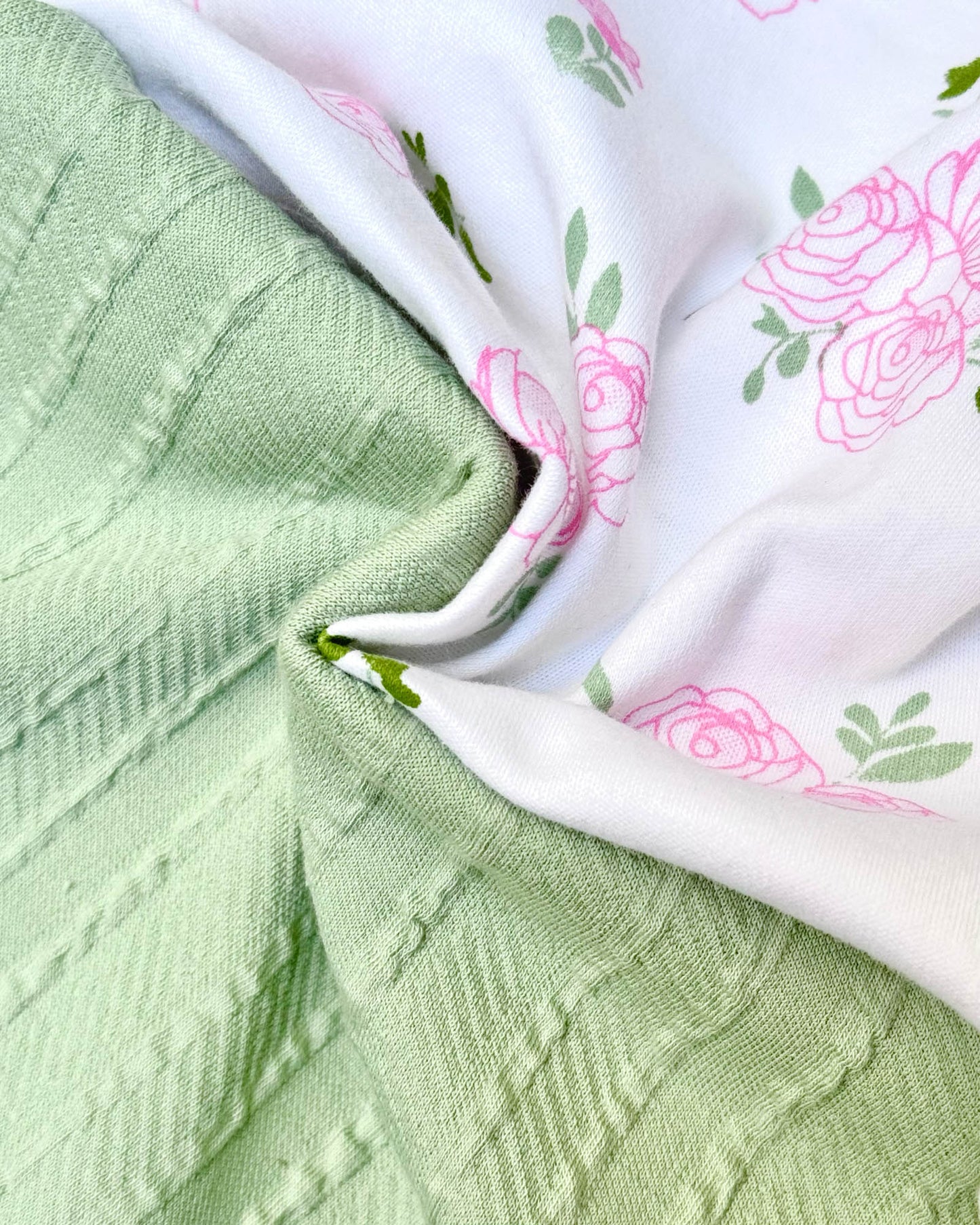 Stripe Textured Bunny Embroidered Dungaree Romper