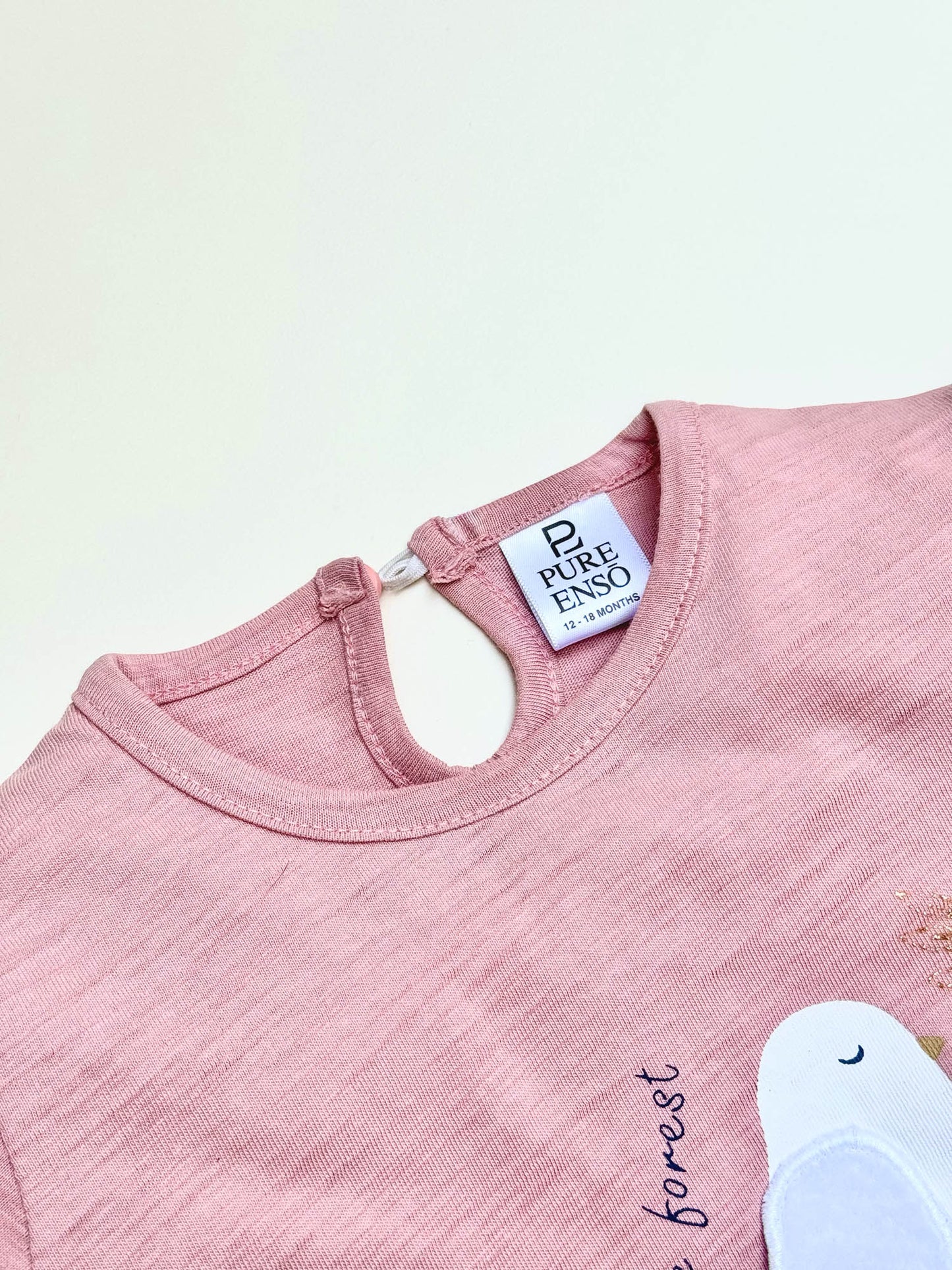 Frill Top With Applique Embroidery & Pants