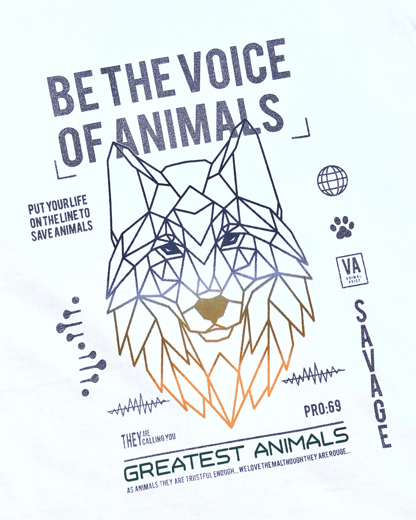 Wolf Graphic Printed T-Shirts