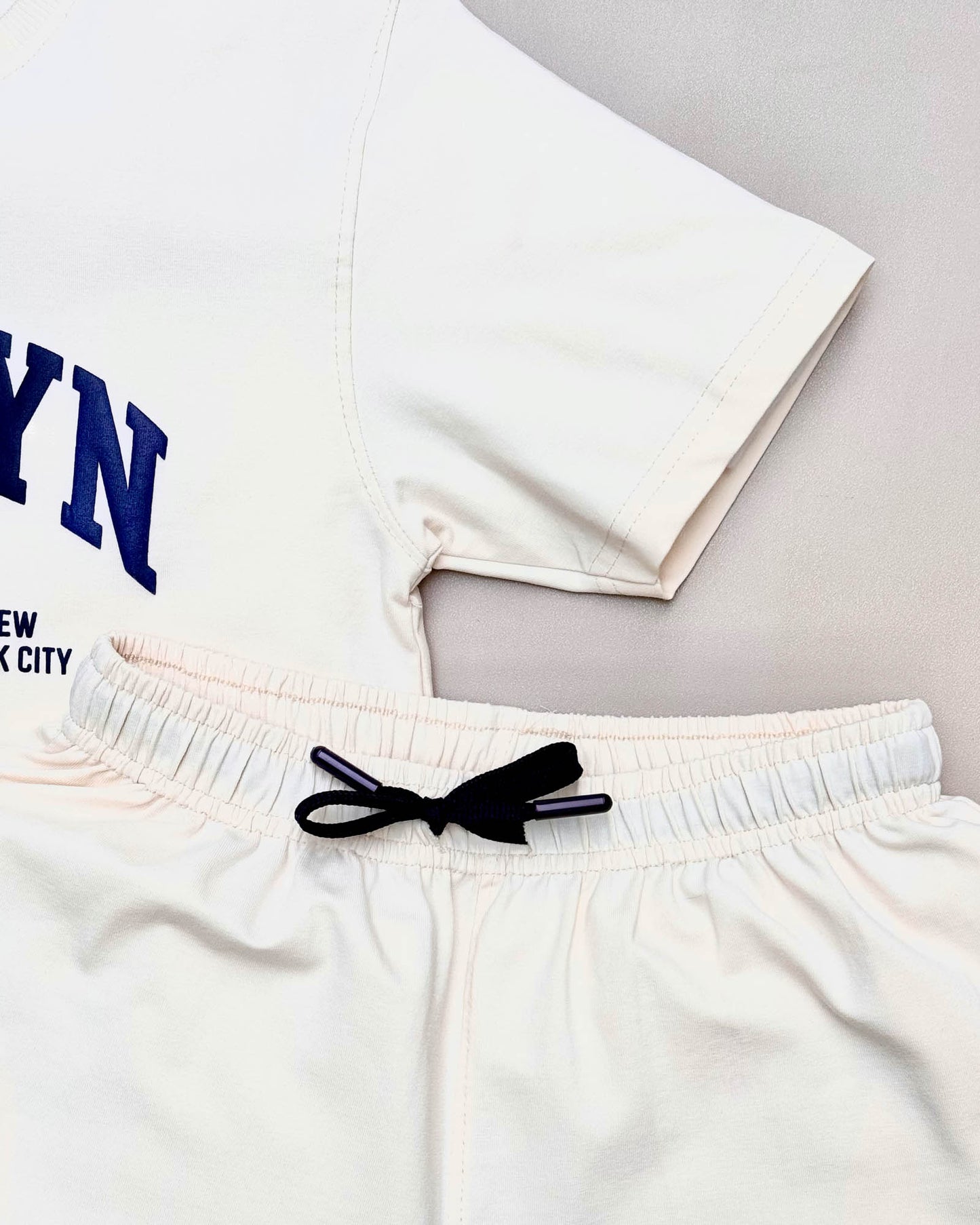 Brooklyn Printed T-Shirt Shorts Co-Ord Set