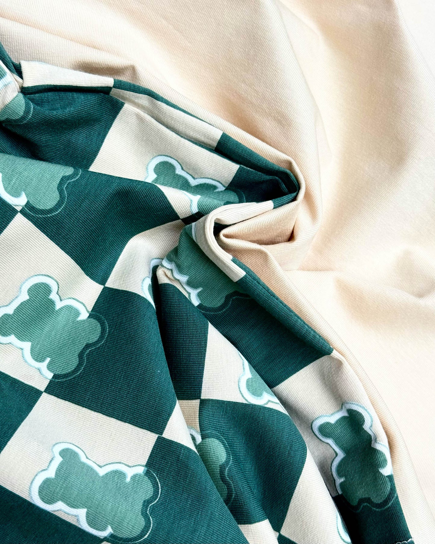 Bear Printed T-Shirt & Shorts Co-Ord Set