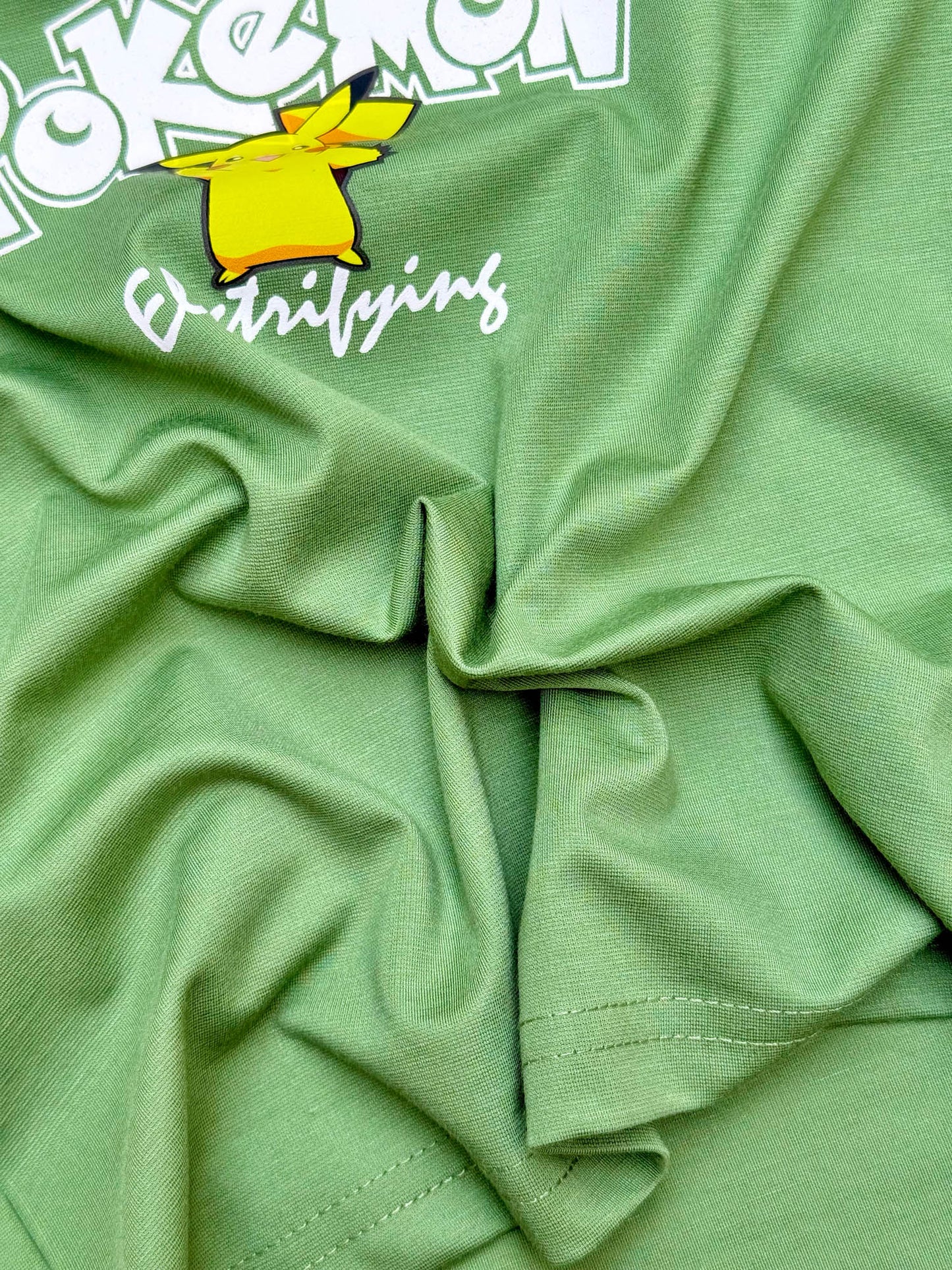 Pokemon Printed Shorts T-Shirt Co-Ord Set