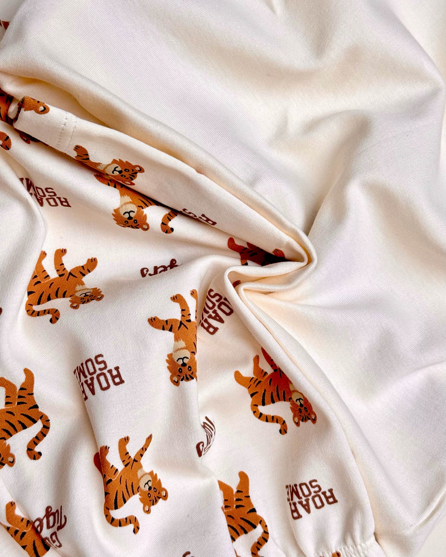 Tiger Print T-Shirt & Shorts Co-Ord Set