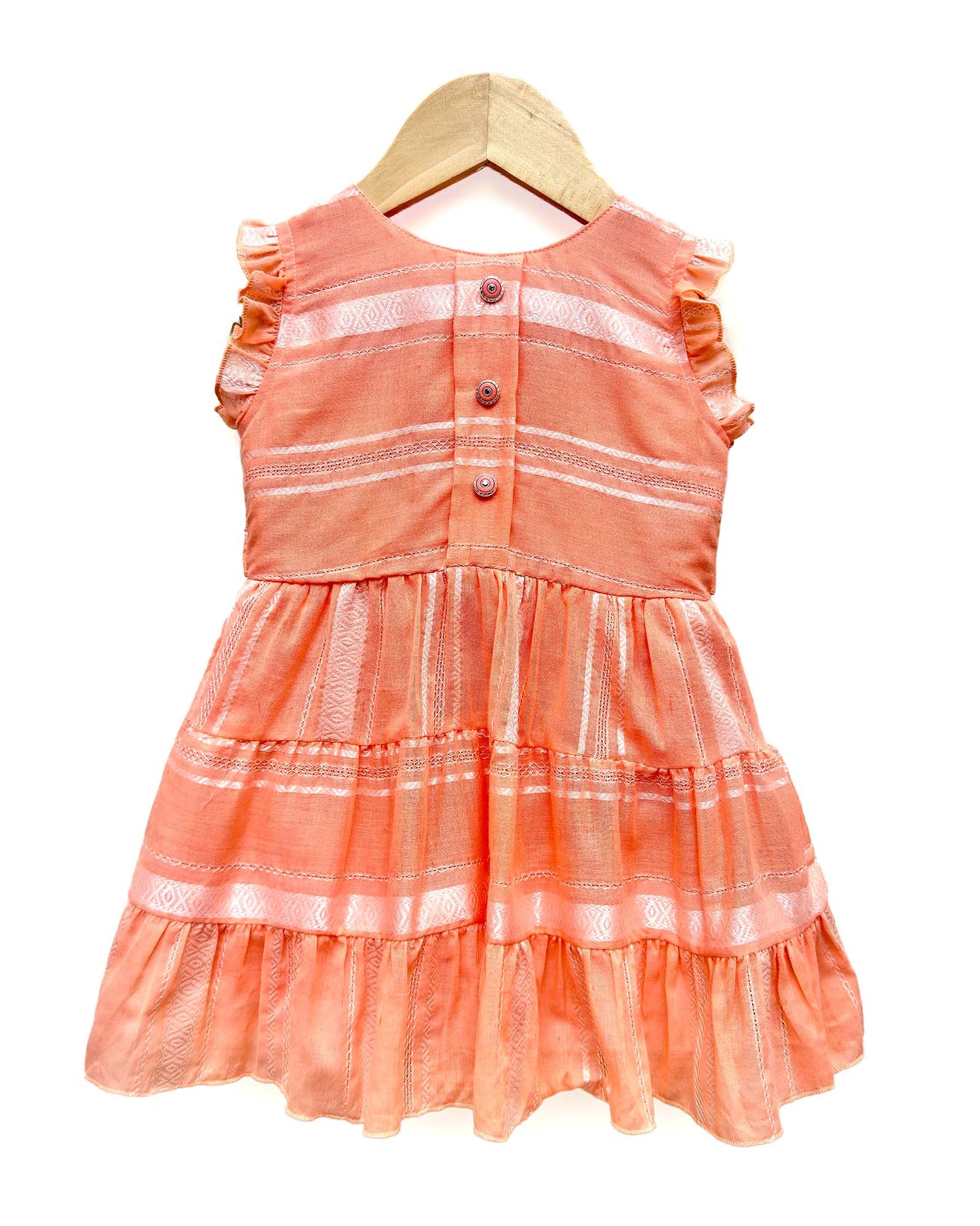Traditional Frock Dress with Embroidery Detail