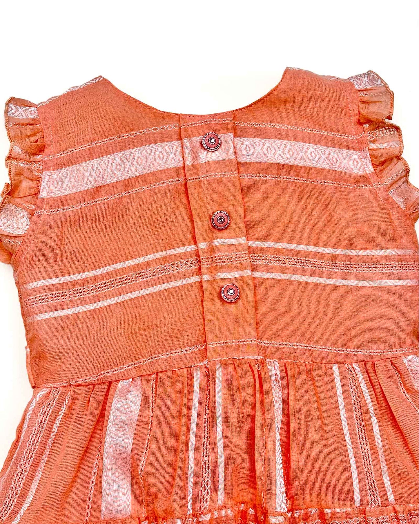 Traditional Frock Dress with Embroidery Detail