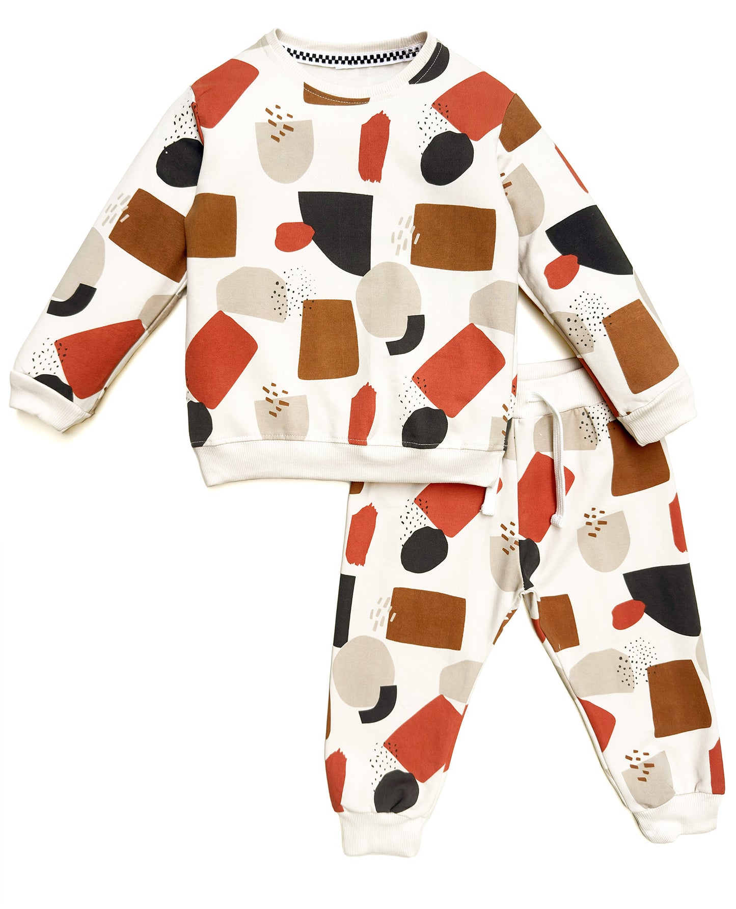 Boho Abstract Printed Full Sleeve Co-ord Set