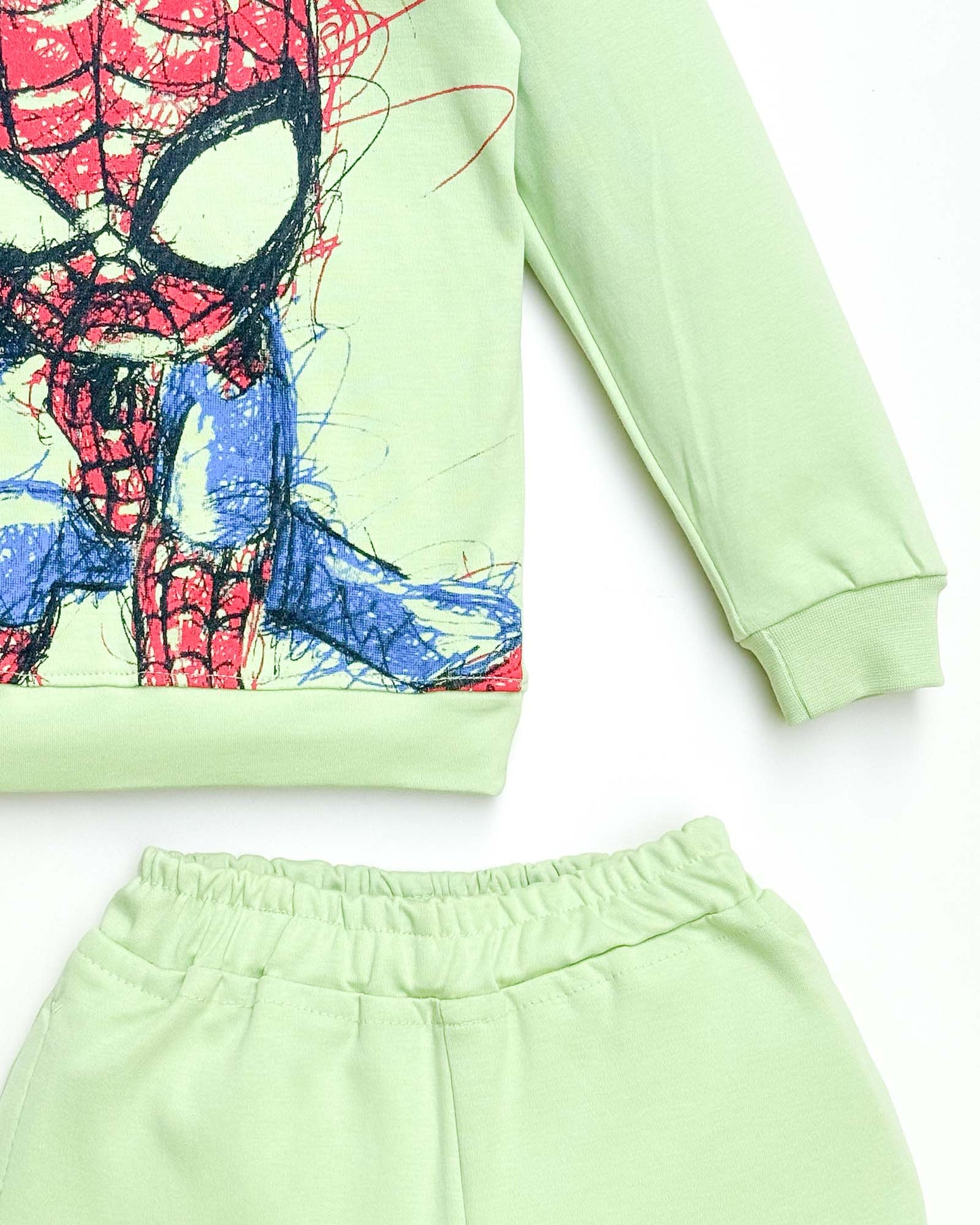 Spiderman Printed Full Sleeve Co-ord Set