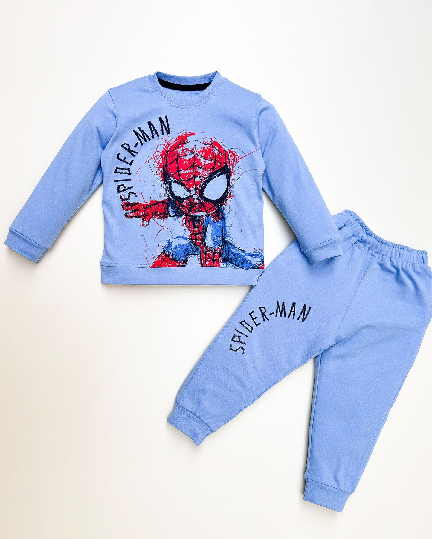 Spiderman Printed Full Sleeve Co-ord Set
