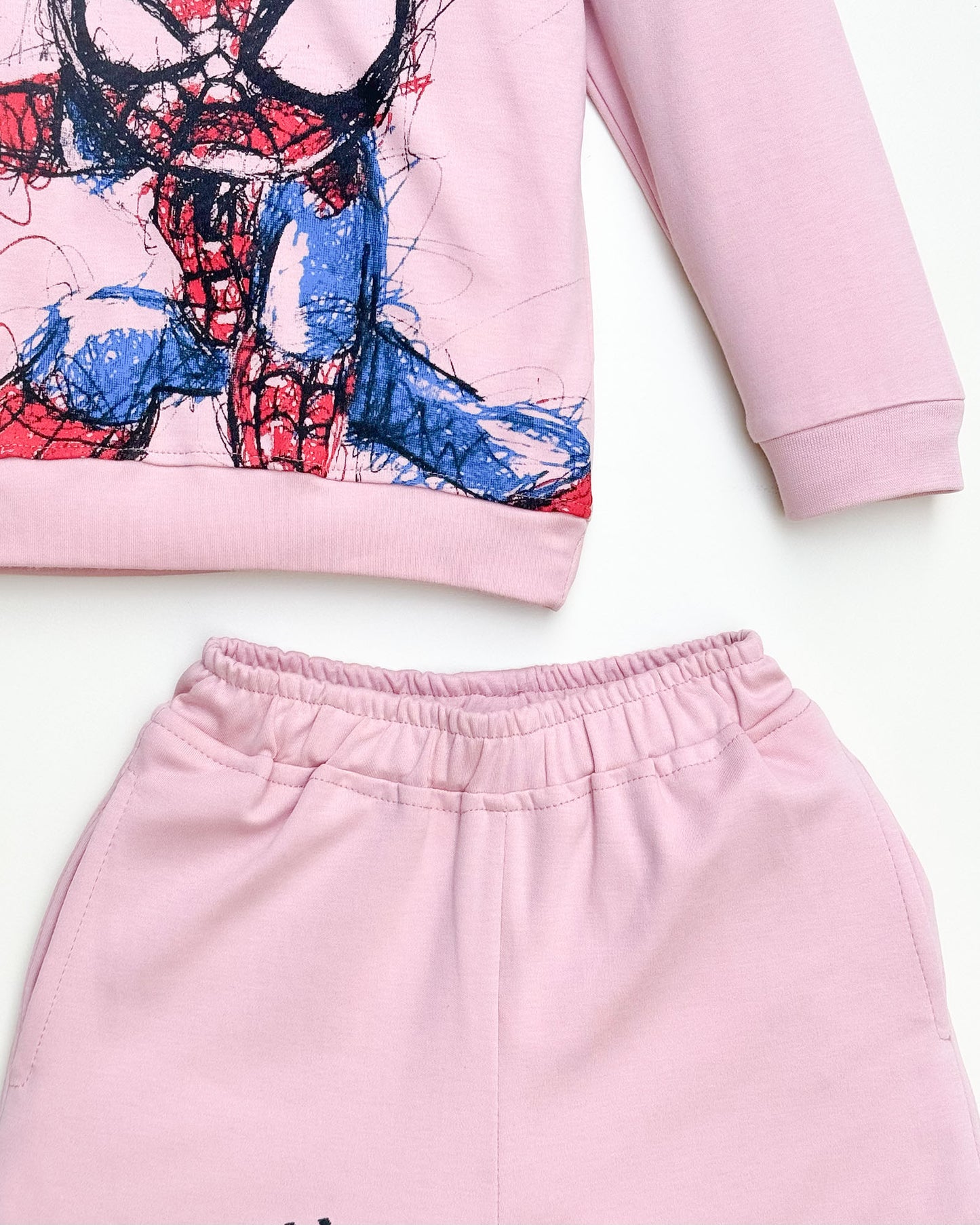 Spiderman Printed Full Sleeve Co-ord Set
