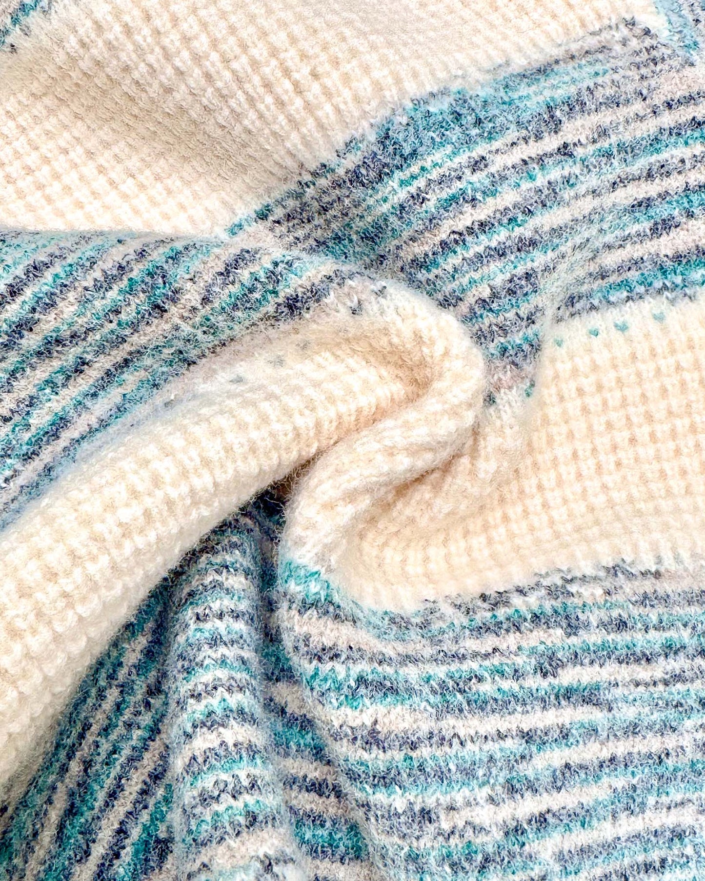 Striped Full Sleeve Knitted Sweater