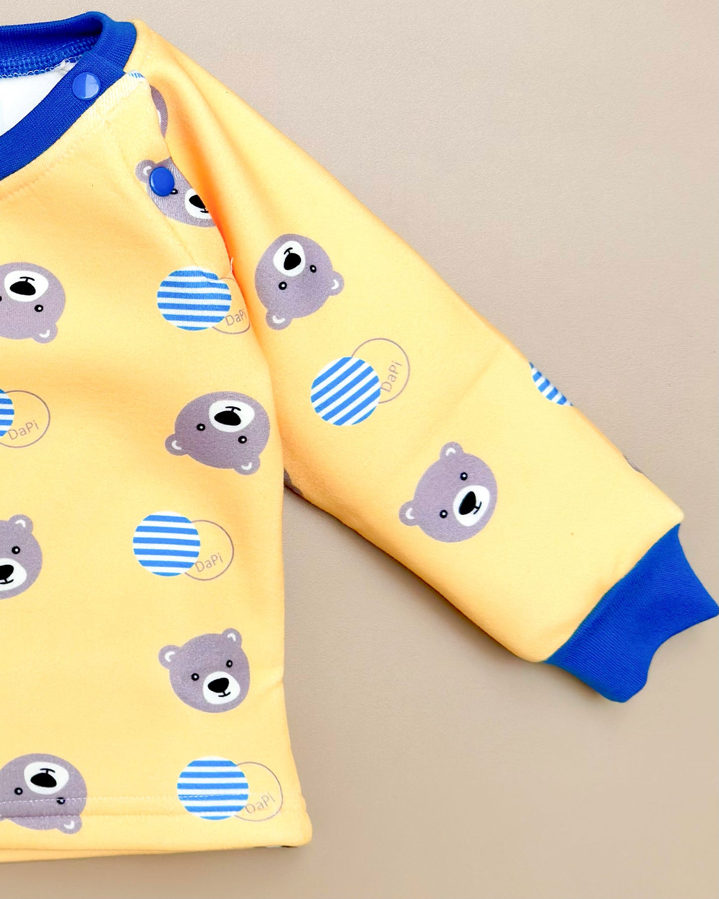 Bear Printed Fleeced Co-ord Set