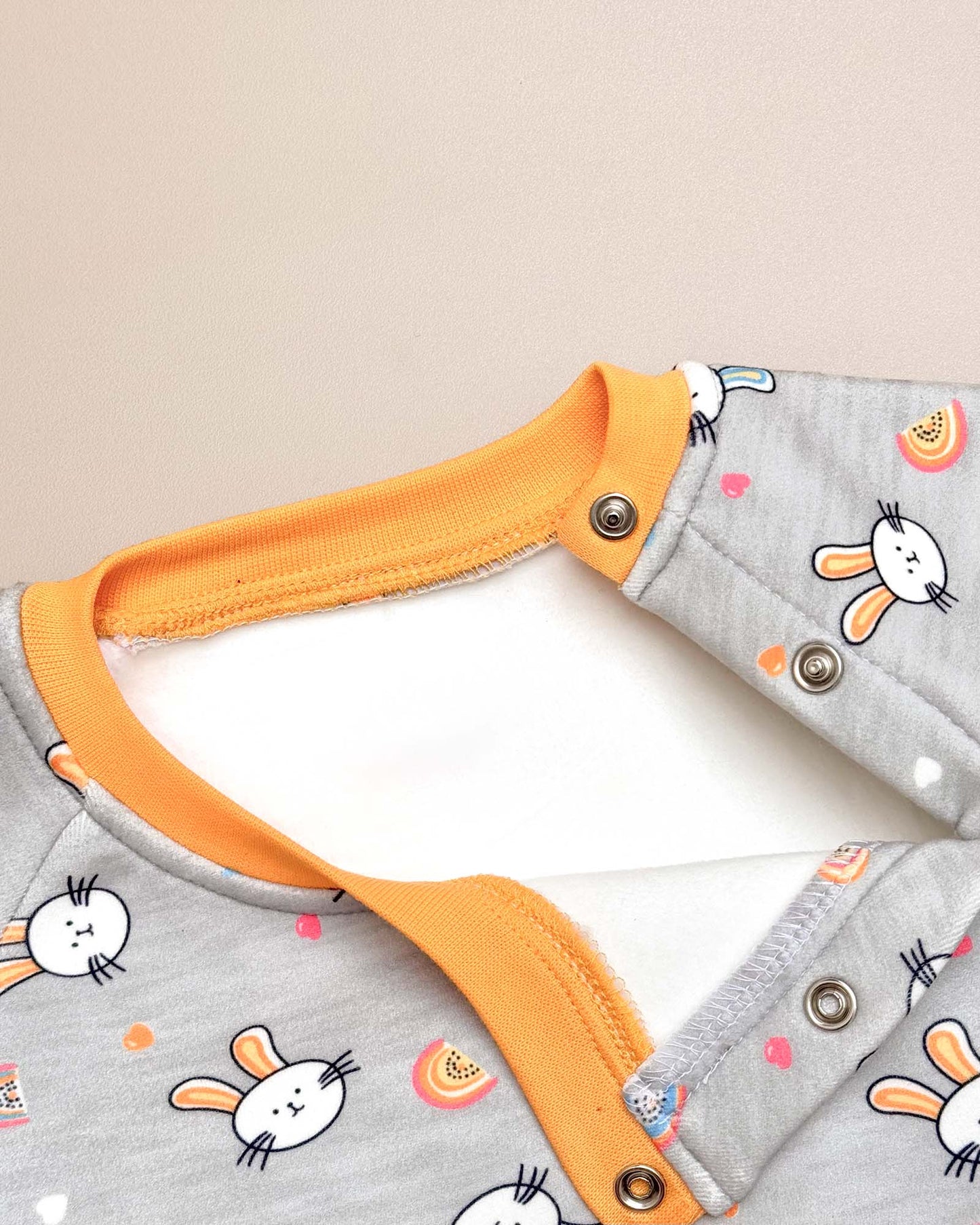 Bunny Dreams Printed Fleeced Co-ord Set