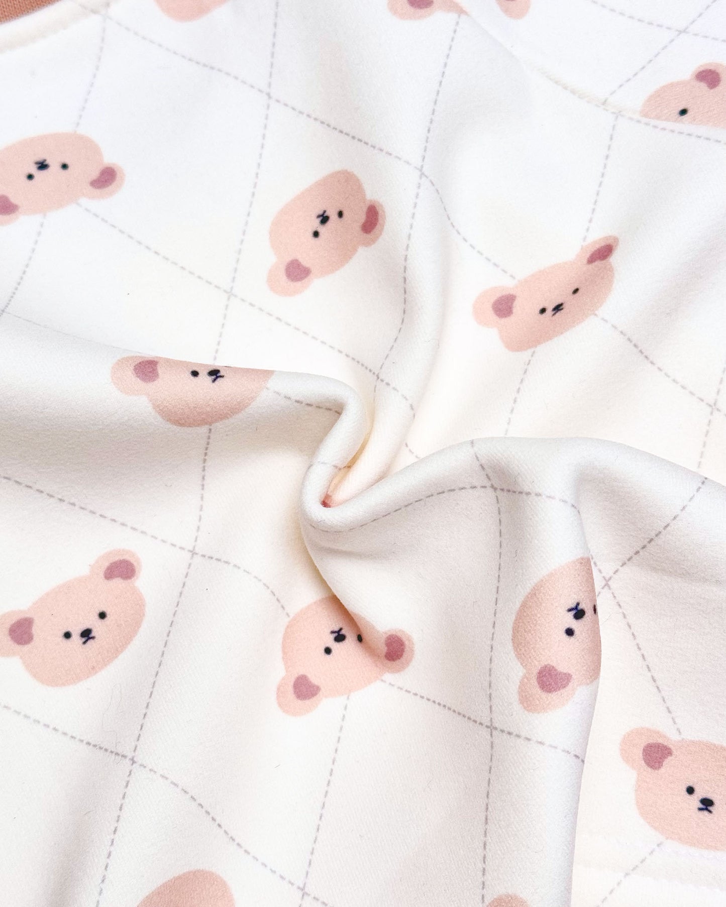 Bear Printed Fleeced Co-ord Set
