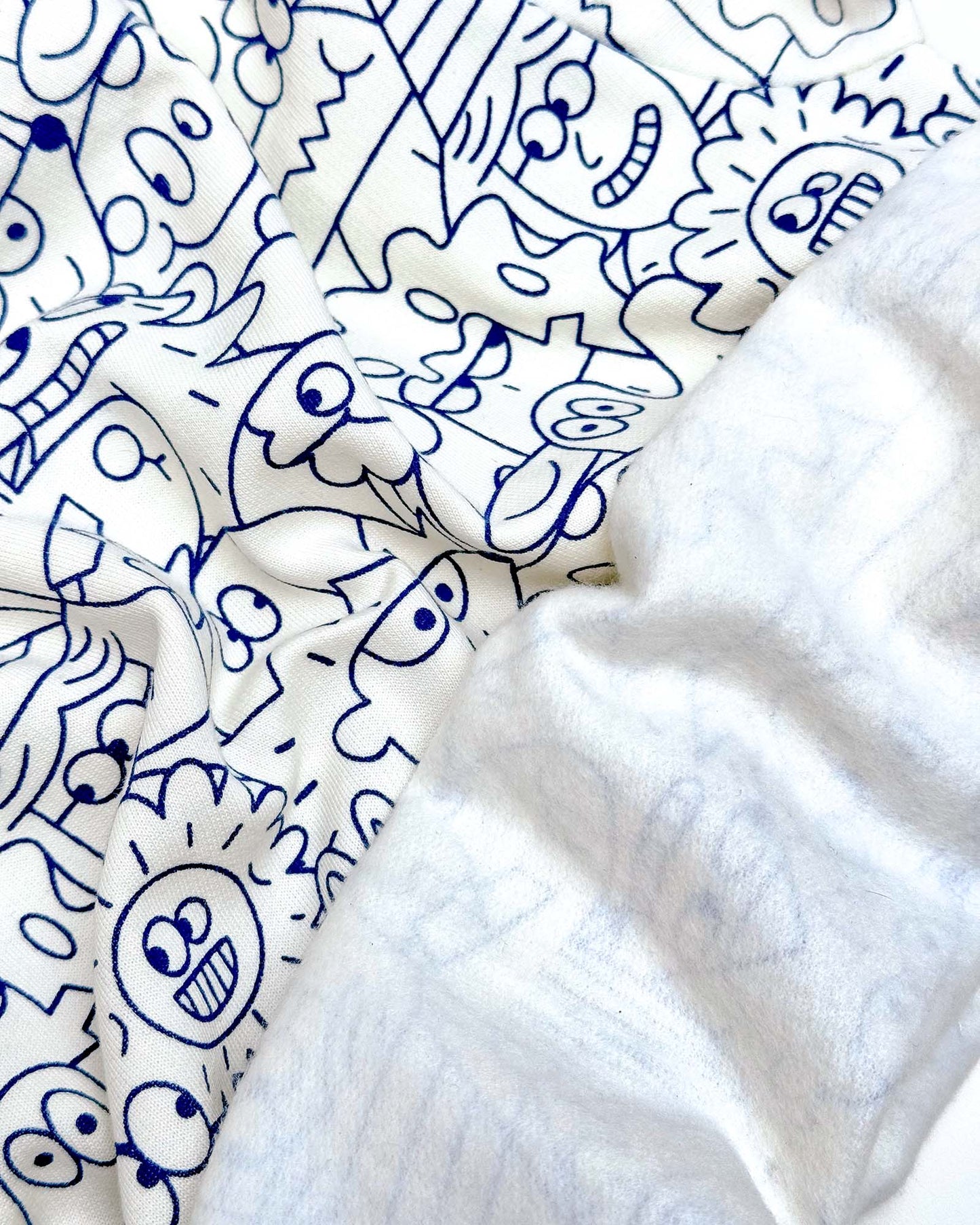 FRIENDS Graffiti Printed Fleeced Co-ord Set