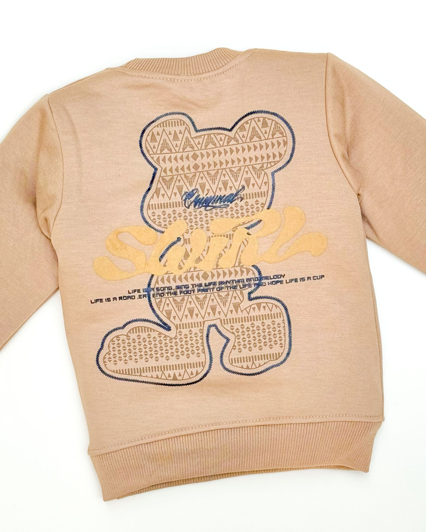 Swirl Printed Light Fleece Co-ord Set