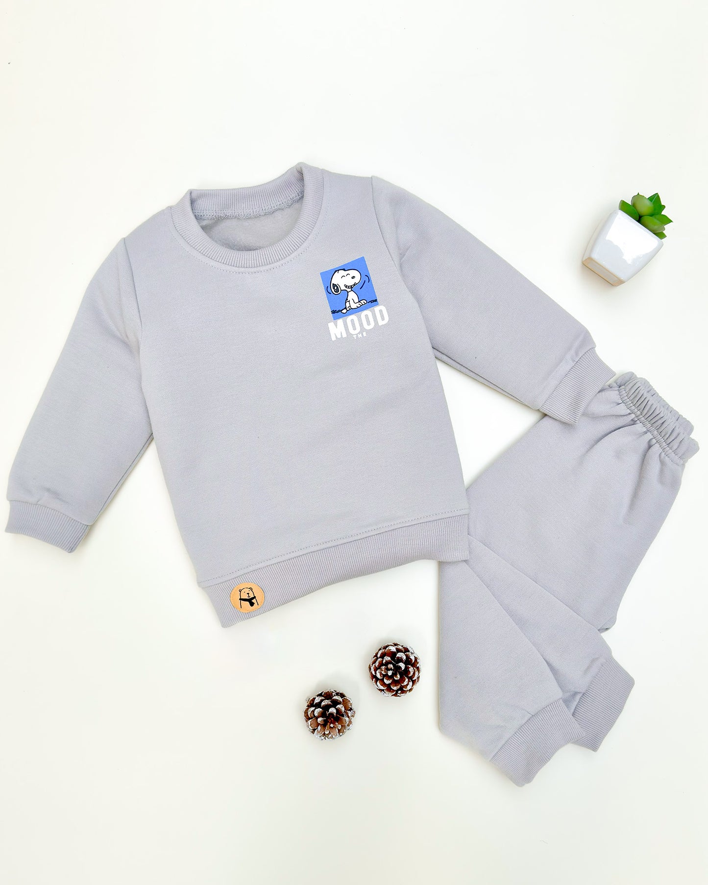 Mood Of The Day Printed Light Fleece Co-ord Set
