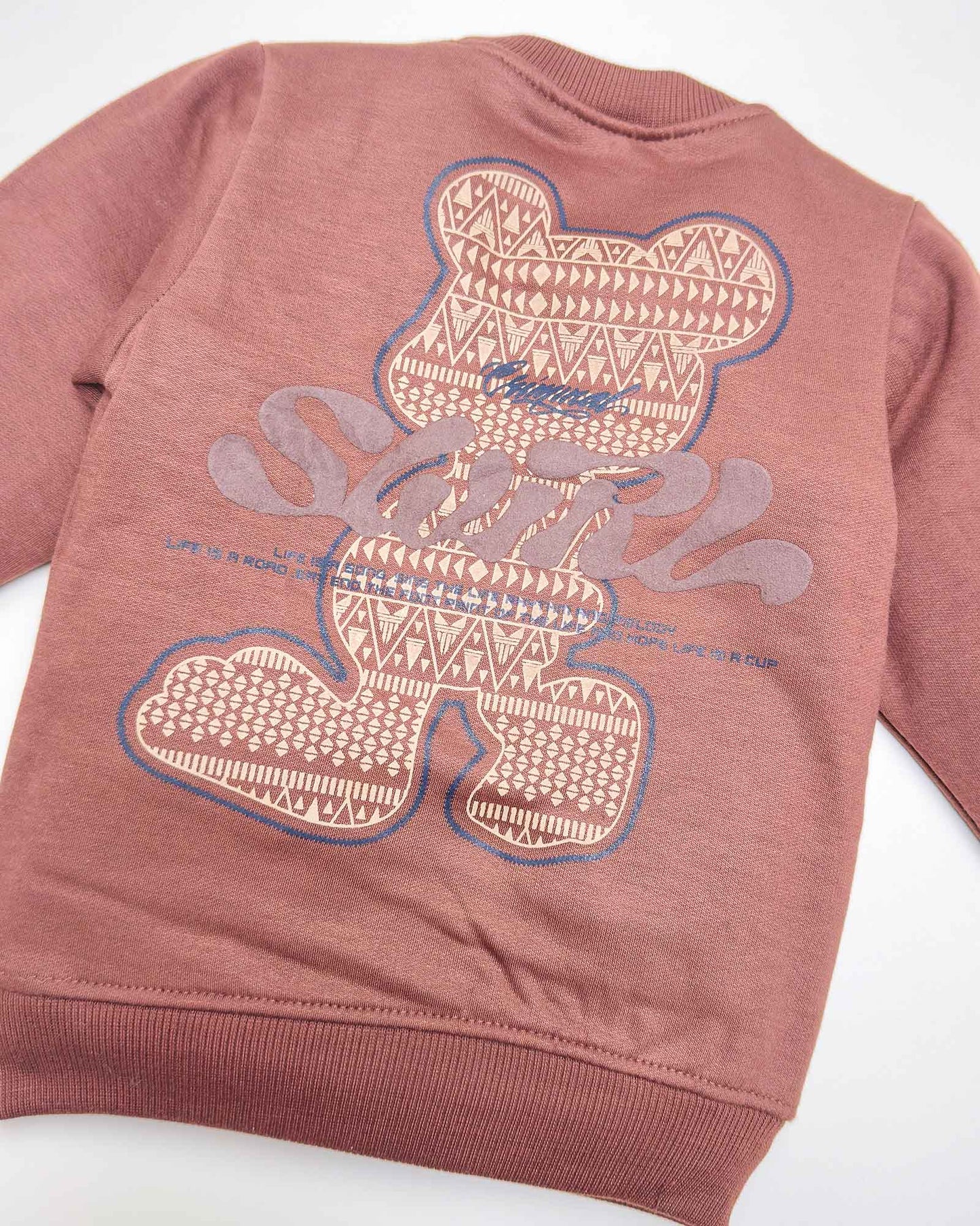 Swirl Printed Light Fleece Co-ord Set