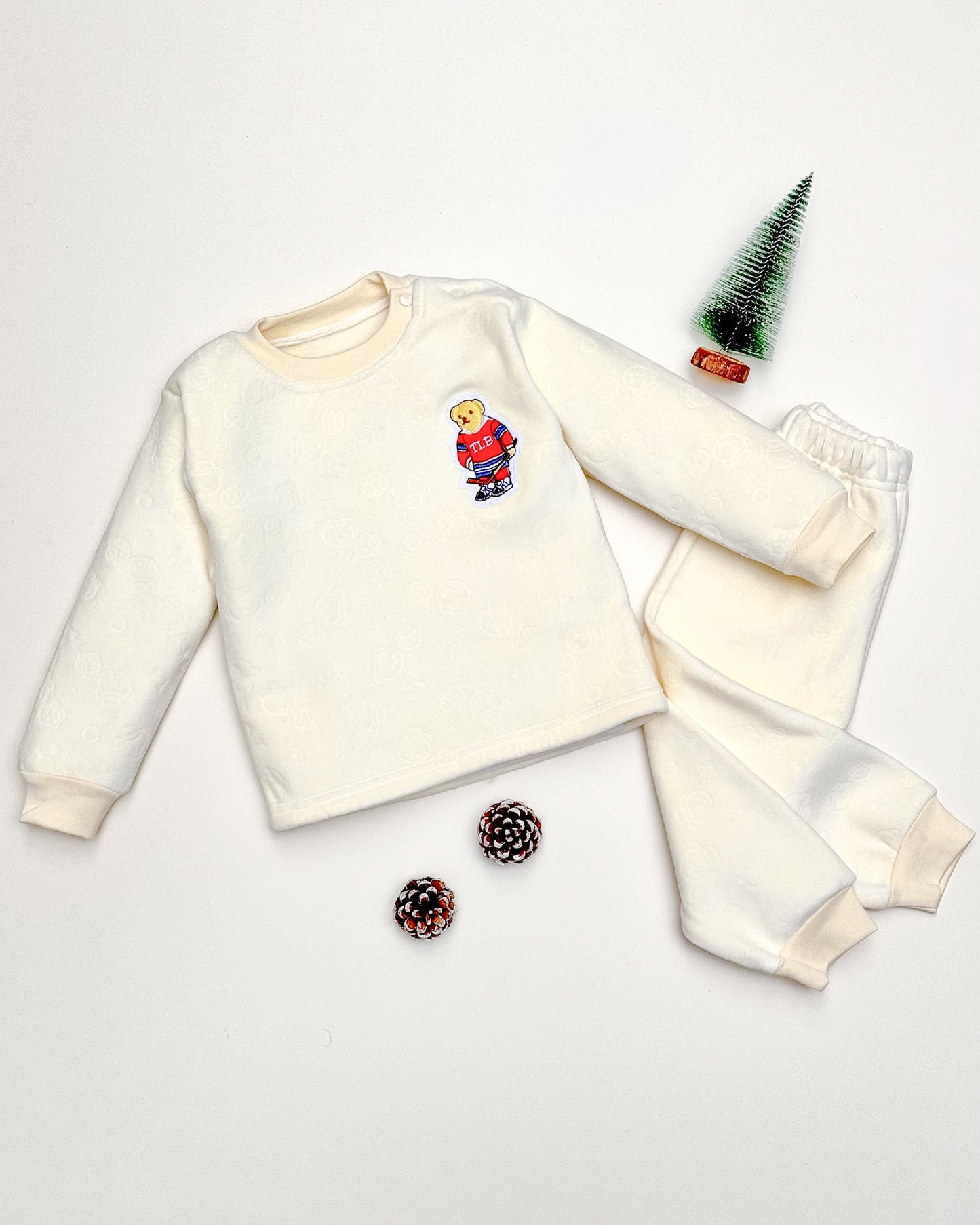 Fleeced Soft Textured Co-ord Set