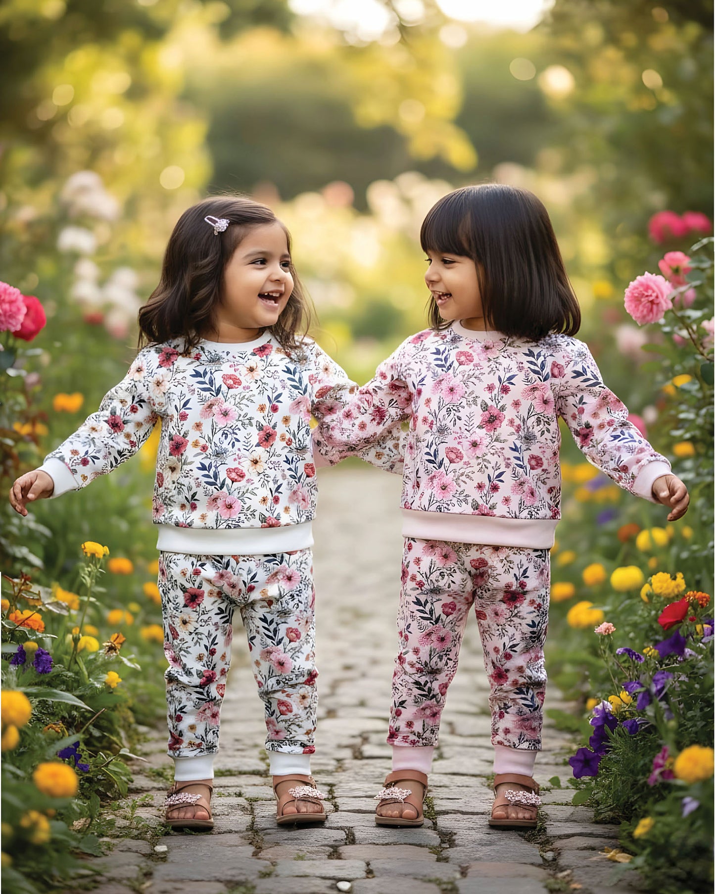 Floral Print Full Sleeve Co-ord Set