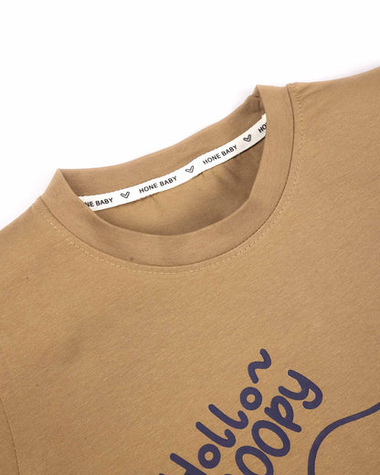 Hello Snoopy with Cheese Printed Co-ord Set