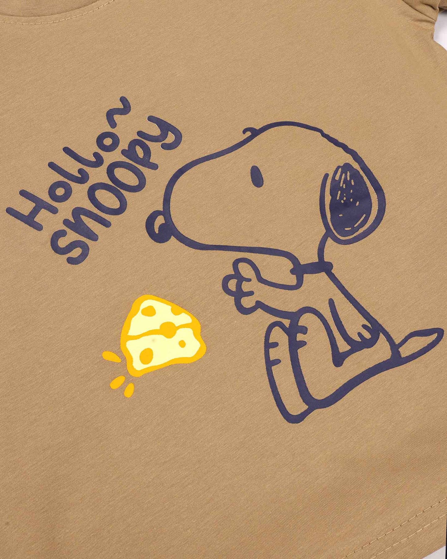 Hello Snoopy with Cheese Printed Co-ord Set