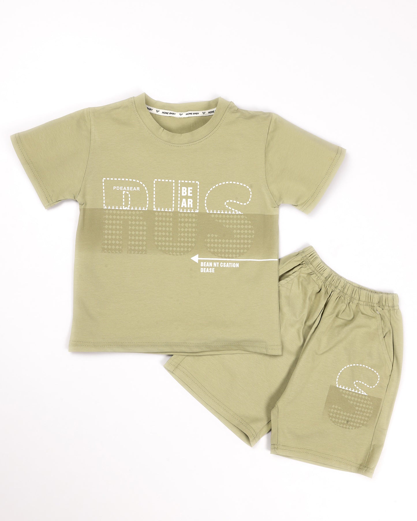 Dual Tone RUS Stitch Printed Co-ord Set