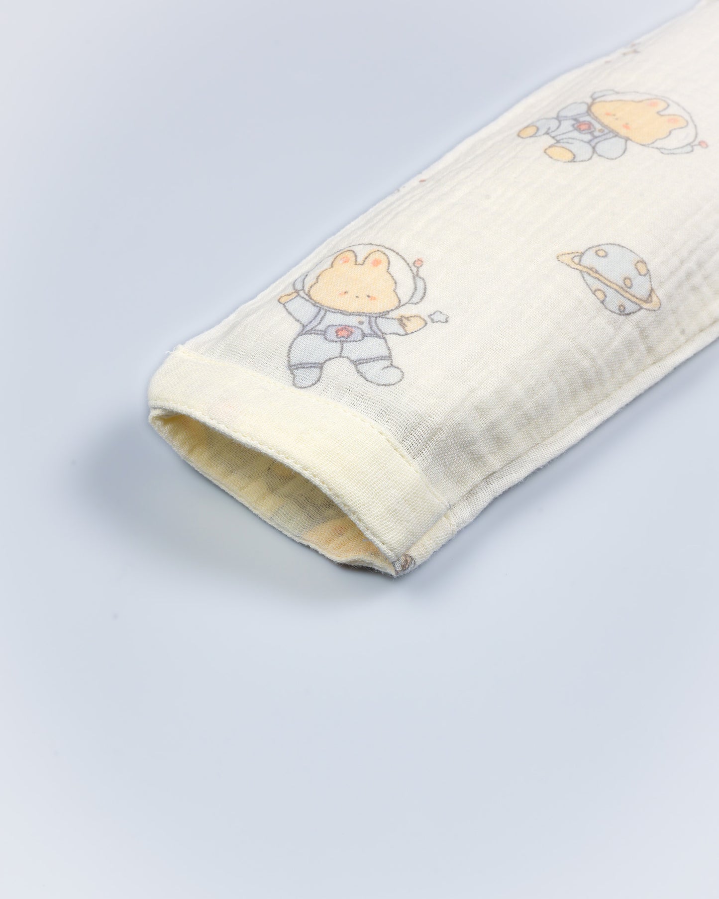 Space Adventure Printed Muslin Night Suit
