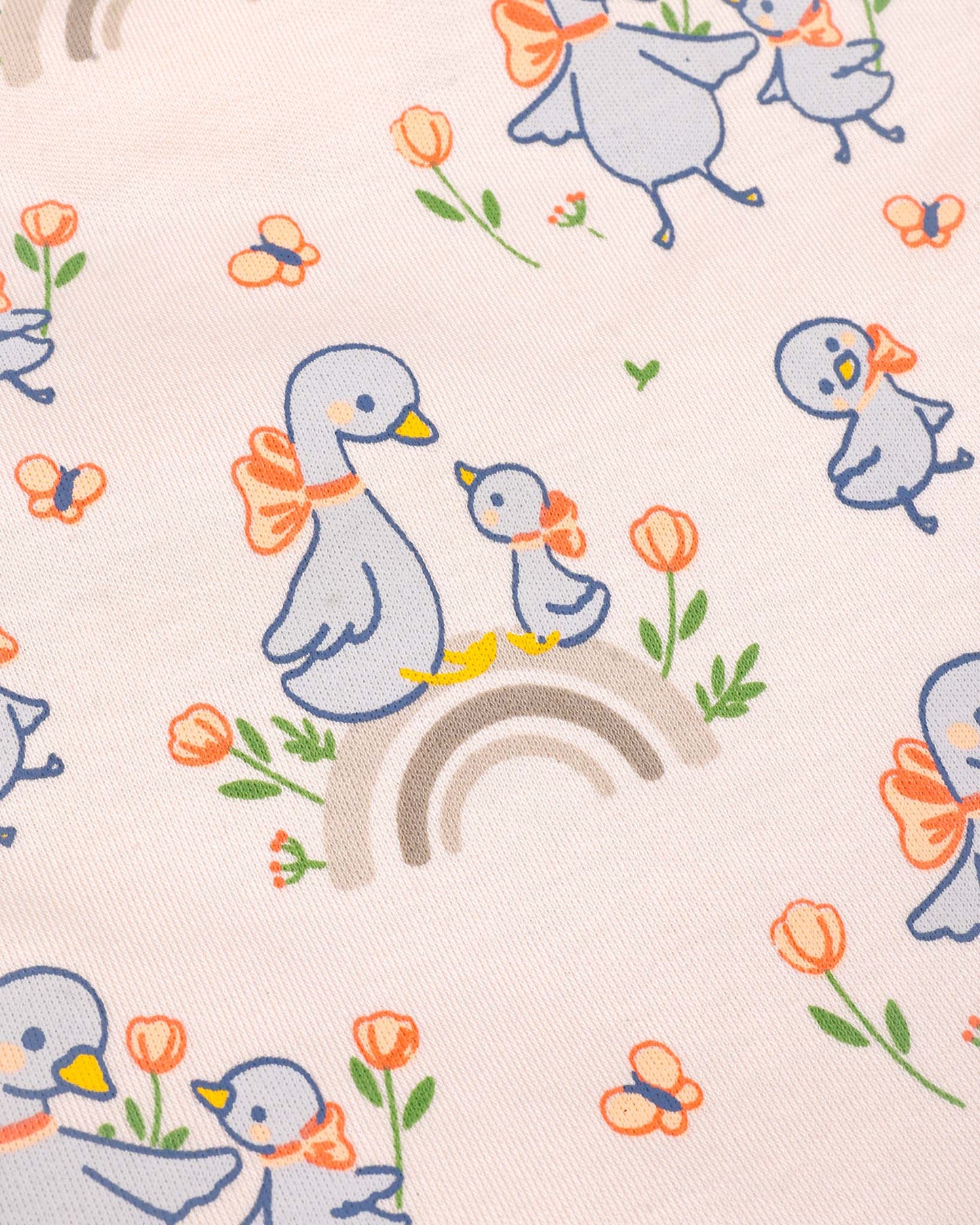 Mom Bestie Printed Romper With Shrug