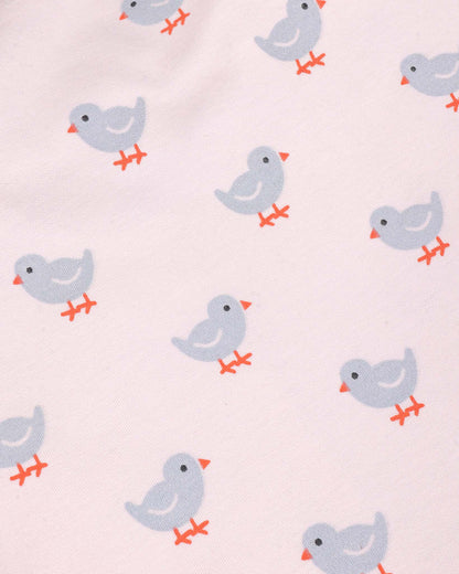 Quack Party Romper With Shrug