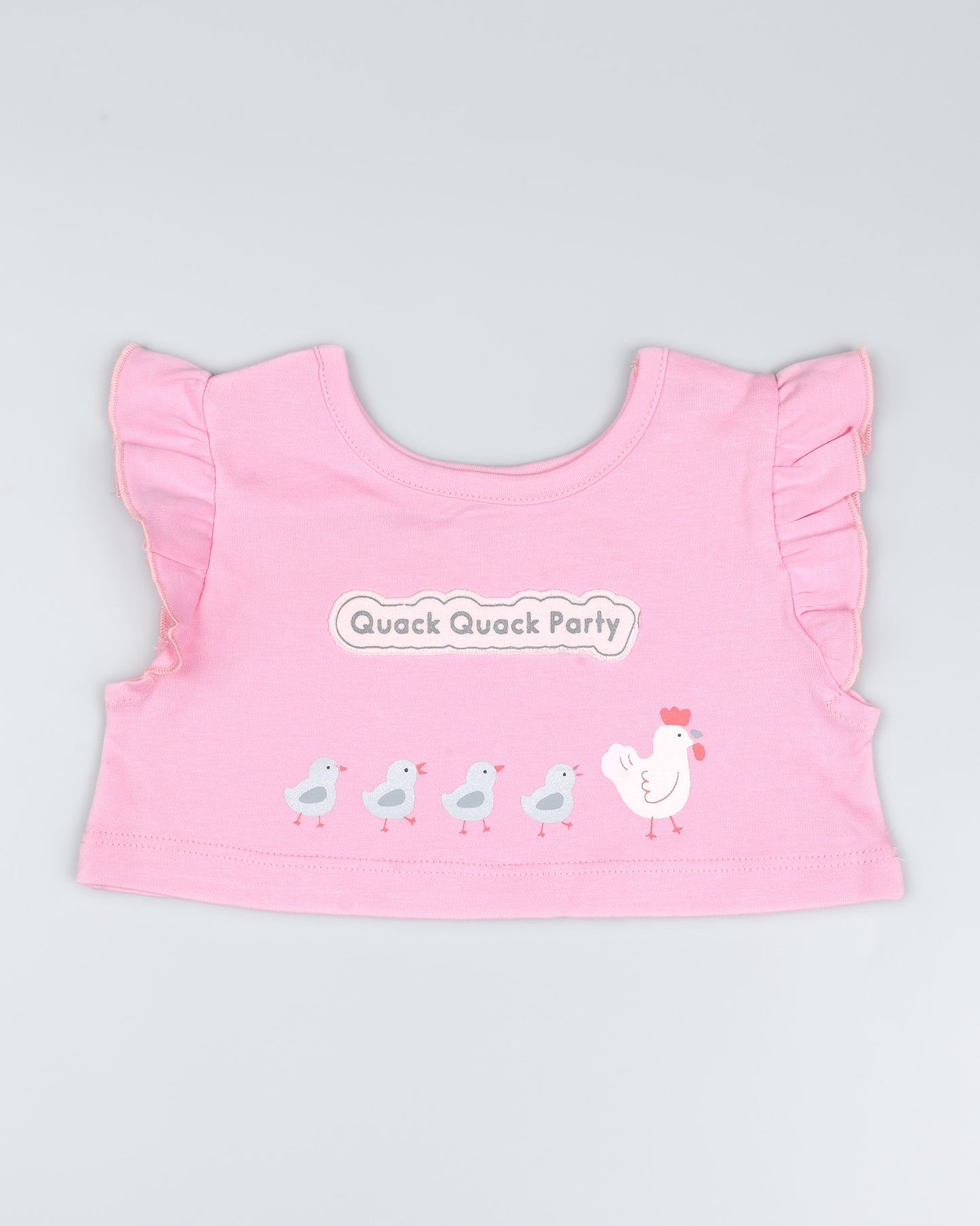 Quack Party Romper With Shrug