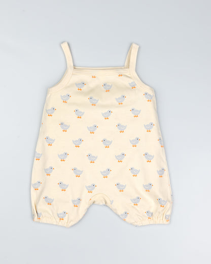 Quack Party Romper With Shrug