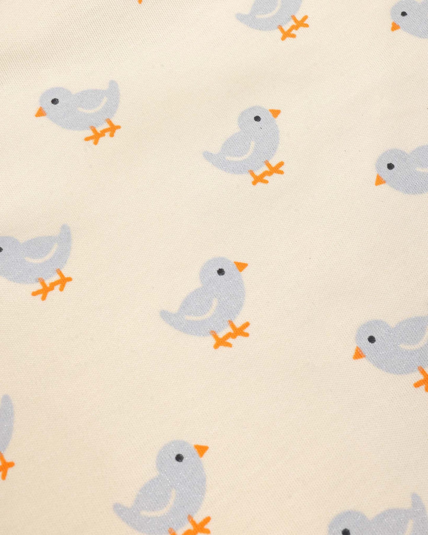 Quack Party Romper With Shrug