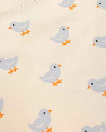 Quack Party Romper With Shrug