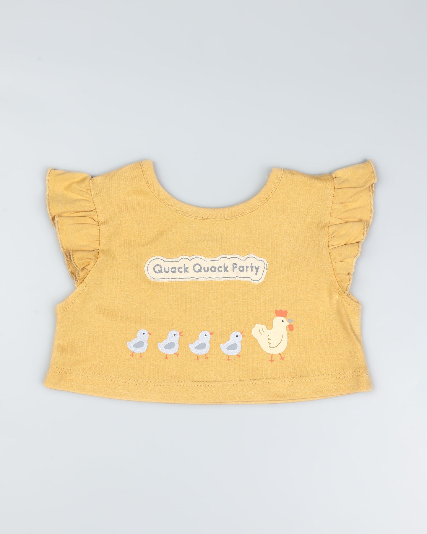 Quack Party Romper With Shrug
