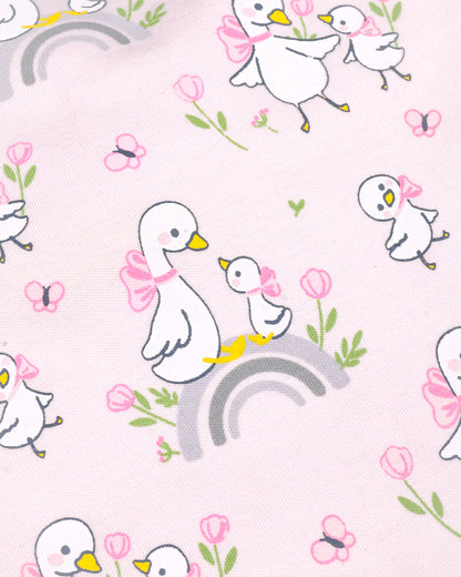 Mom Bestie Printed Romper With Shrug