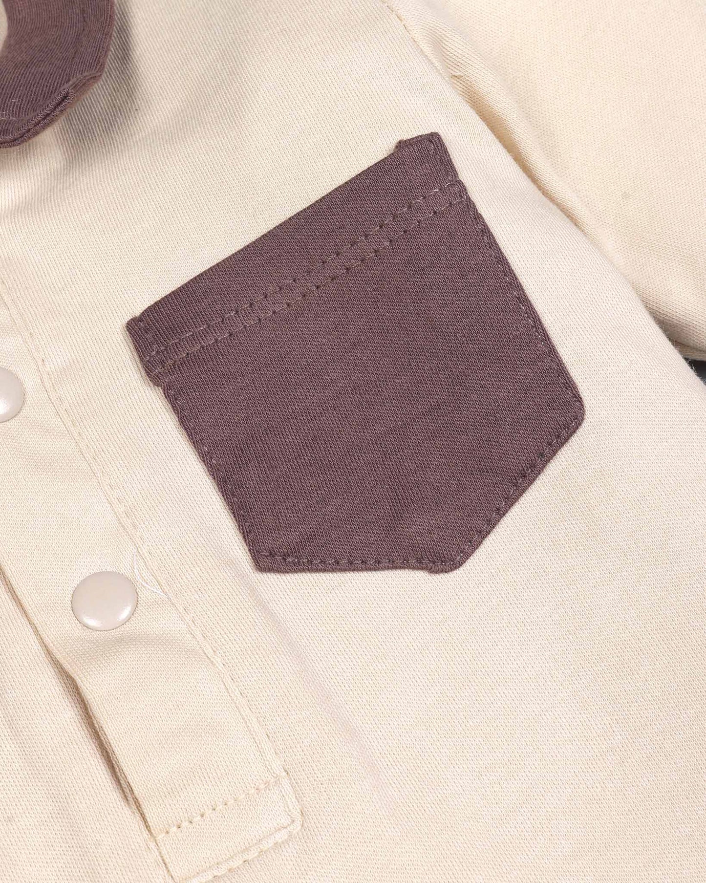Solid Collered Full Sleeves Romper