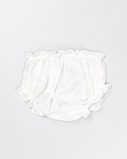 Sleeveless Safari Muslin Dress With Bloomers