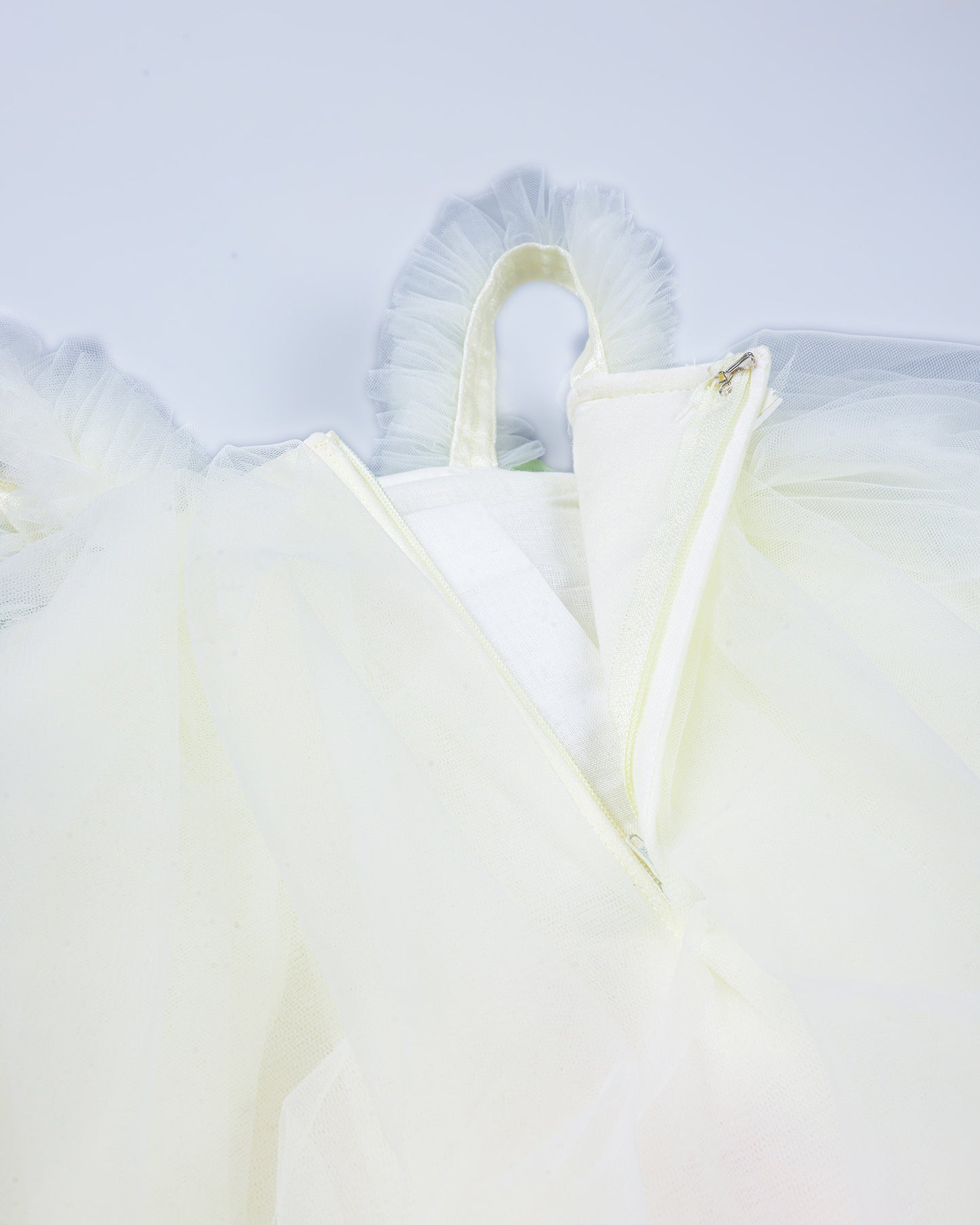 Tulle Dress With Tulip Details & Headband