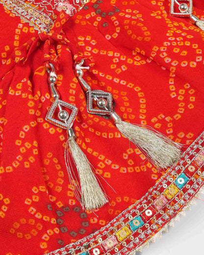 Bandhani Print Patiala Suit Set
