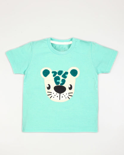 Sea Otter Applique With Printed Shorts Co-Ord Set