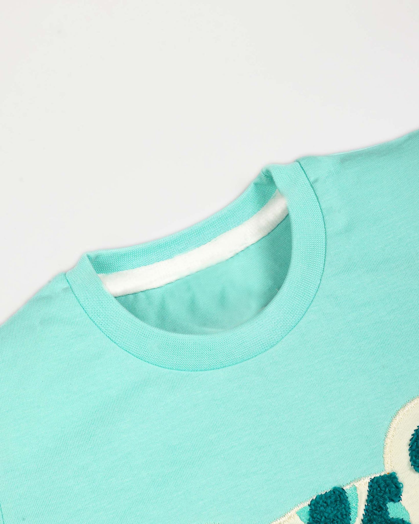 Sea Otter Applique With Printed Shorts Co-Ord Set