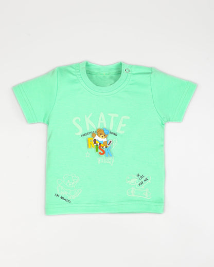 Risk Bear Appliqued Shorts Co-Ord Set
