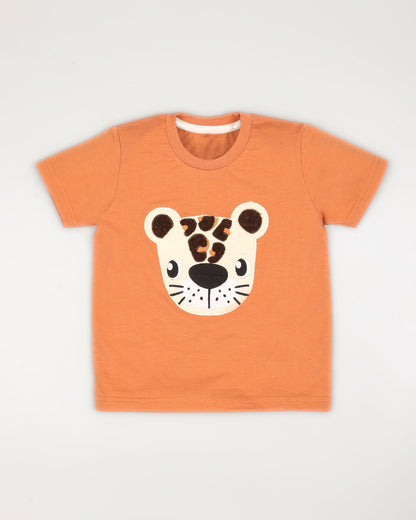 Sea Otter Applique With Printed Shorts Co-Ord Set